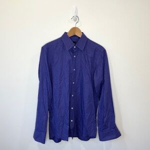 Boss Blue Dress Button Up Shirt